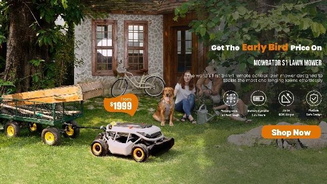 Pre-order Mowrator S1 — limited availability