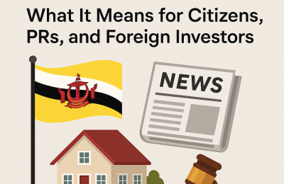 Brunei's New Land Code 2025: What It Means for Citizens, PRs, and Foreign Investors