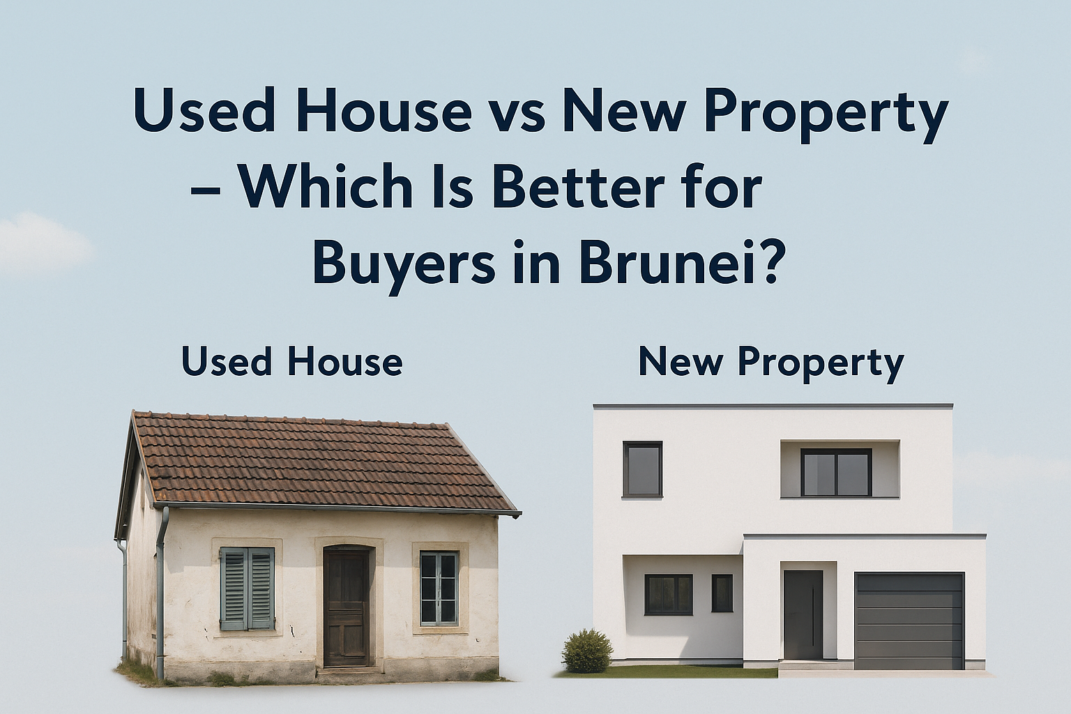 Used House vs New Property – Which Is Better for Buyers in Brunei?